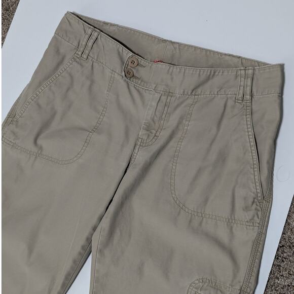 Vintage Y2K The North Face Libra Cargo Pants Low Rise Wide Leg Tan Beige Gorp - Picture 3 of 10